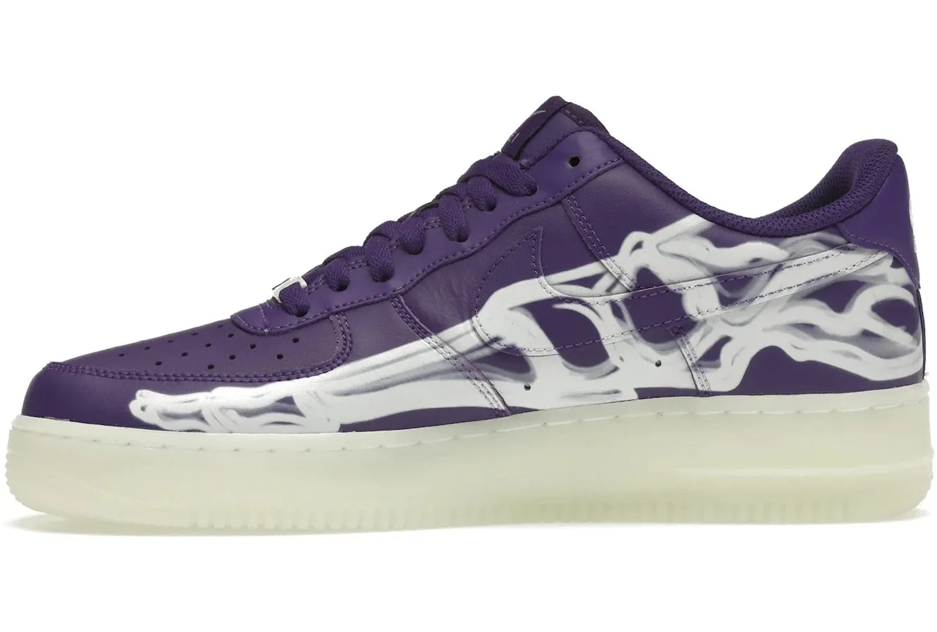 Air Force 1 Purple Skeleton Halloween