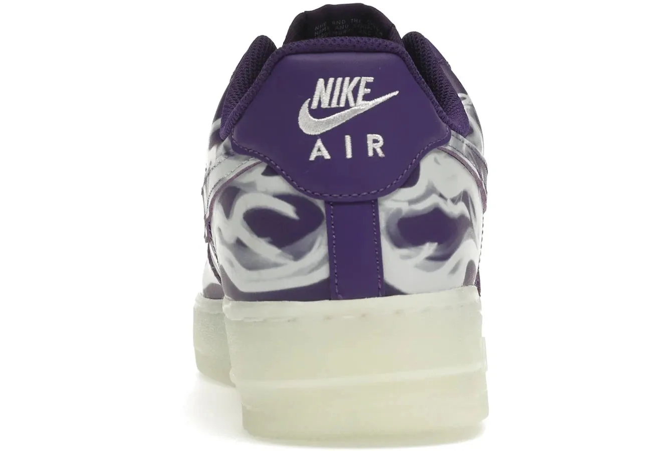 Air Force 1 Purple Skeleton Halloween