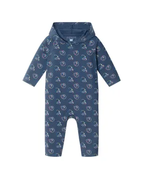 Andy & Evan Football Hooded Romper