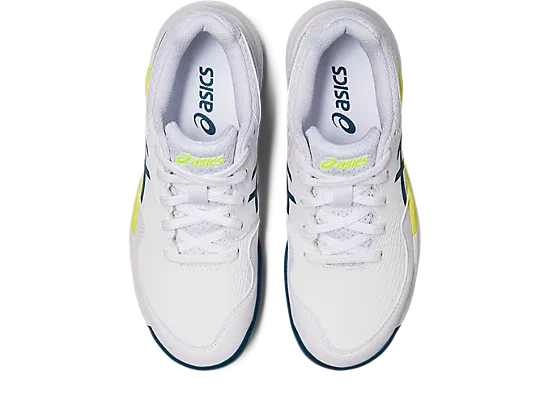 Asics Gel Resolution 9 GS (White/Restful Teal)