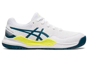 Asics Gel Resolution 9 GS (White/Restful Teal)