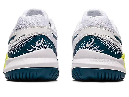 Asics Gel Resolution 9 GS (White/Restful Teal)