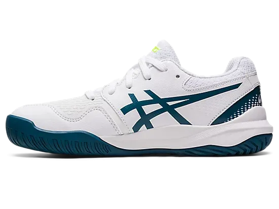 Asics Gel Resolution 9 GS (White/Restful Teal)