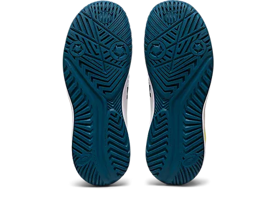Asics Gel Resolution 9 GS (White/Restful Teal)