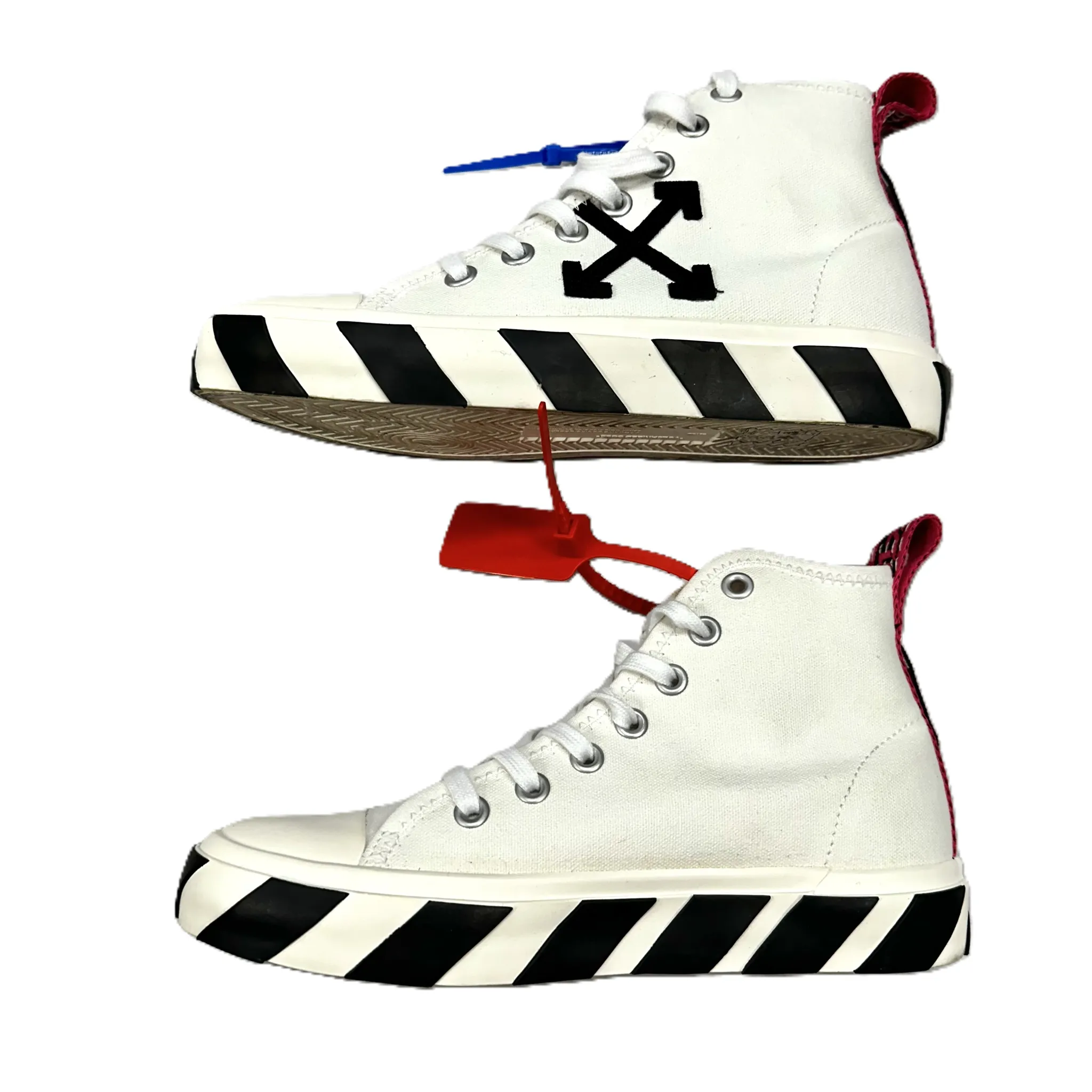 Black & White Shoes Luxury Designer By Off-white, Size: 8.5