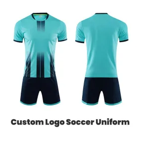Blue Personalized Logo Football Jerseys for Youth