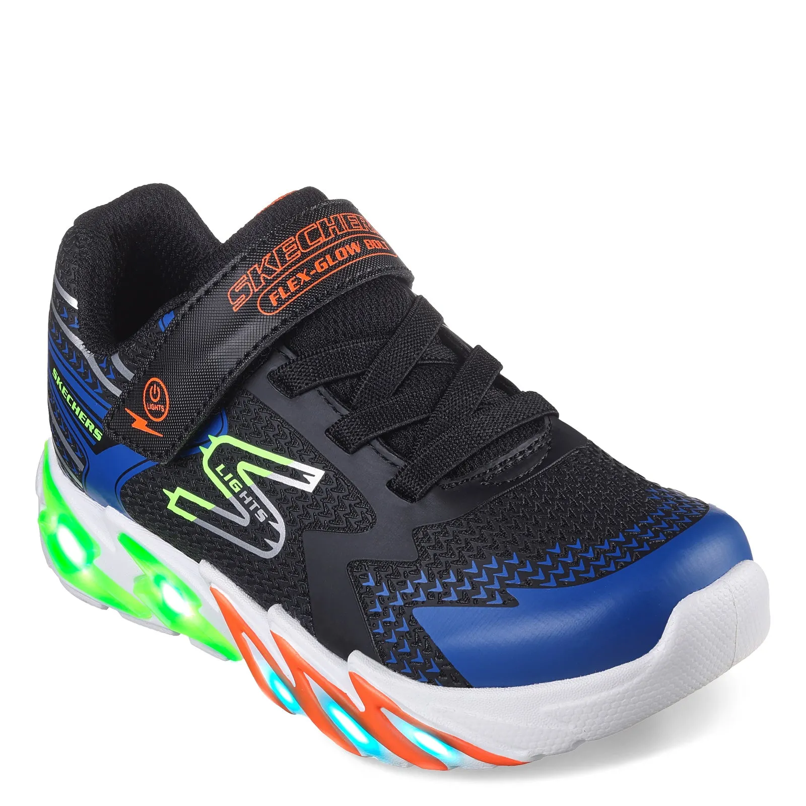 Boy's Skechers, S Lights: Flex-Glow Bolt Sneaker - Little Kid
