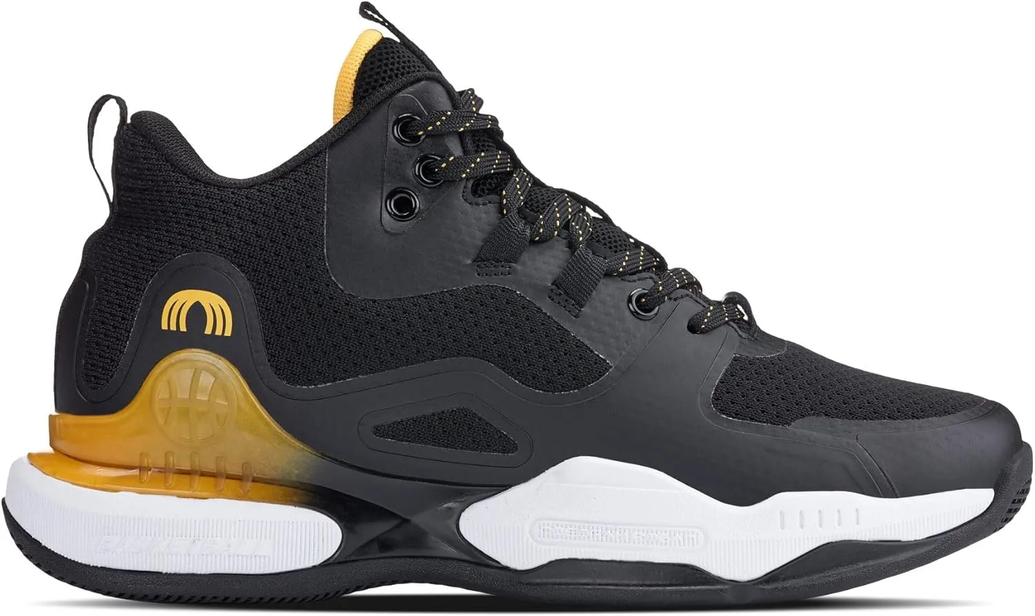 CALTO Men's Invisible Height Increasing Elevator Shoes - Basketball High-Top Sporty Sneakers - 3.0 Inches Taller