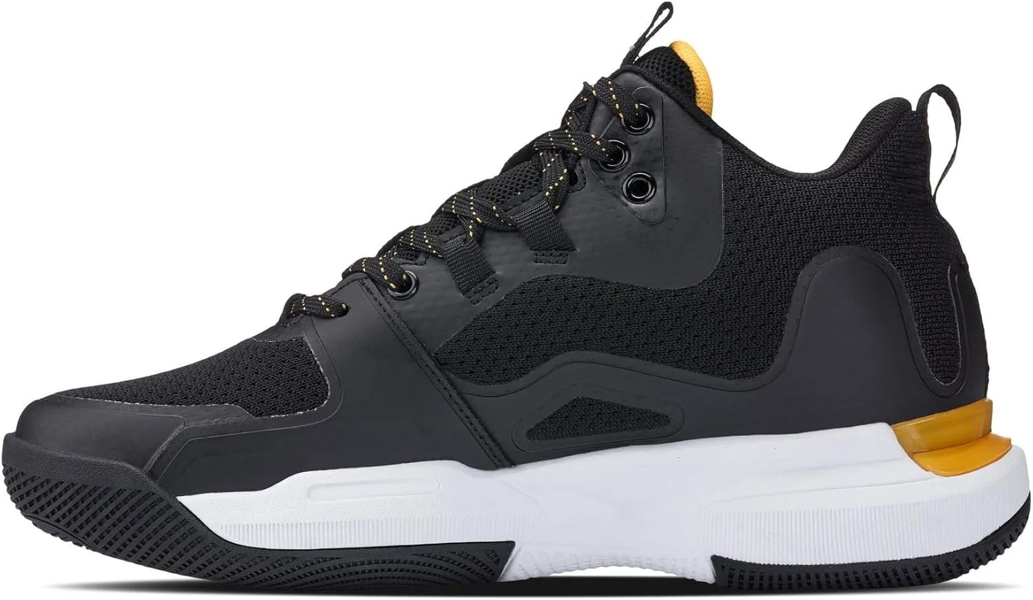 CALTO Men's Invisible Height Increasing Elevator Shoes - Basketball High-Top Sporty Sneakers - 3.0 Inches Taller