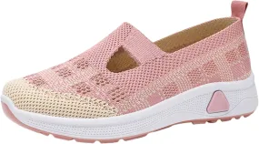 Canvas Shoes for Women Wide Width Slip On Walking Sneakers Low Top Sneakers Orthopedic Shoes for Women Comfort Wear Orthowear Shoe Pull On Comfortable Footwear All Day Wear Non Slip Nursing Shoe