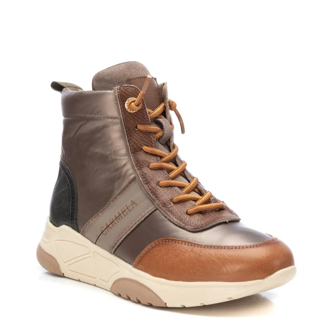 Carmela Tan Taupe Hight Top Trainer 161057