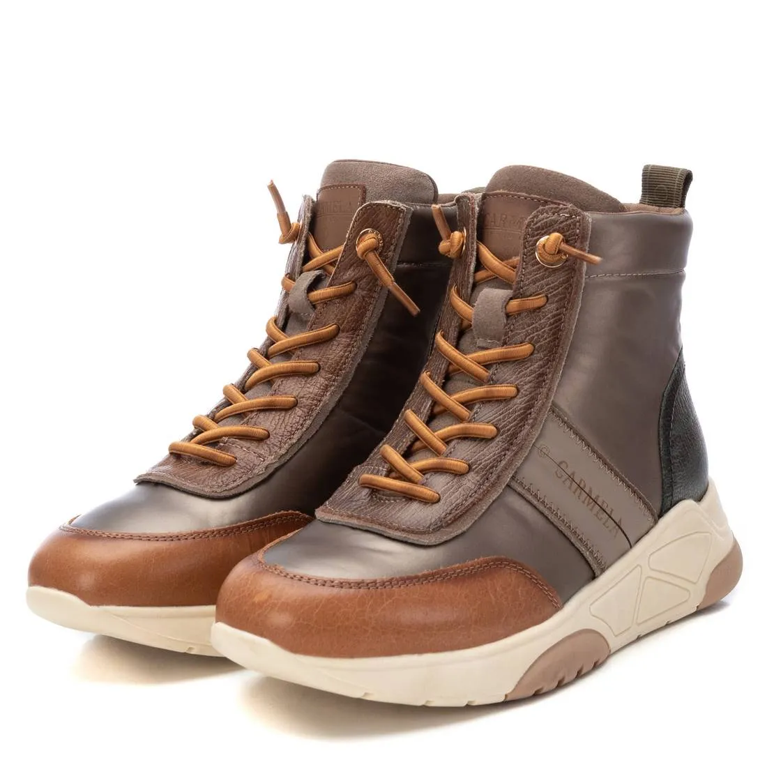 Carmela Tan Taupe Hight Top Trainer 161057