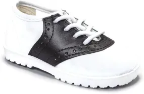 Childrens Saddle Shoe 4 Colors Available (Infant/Toddler) Adorable Black Navy Brown Pink Patent