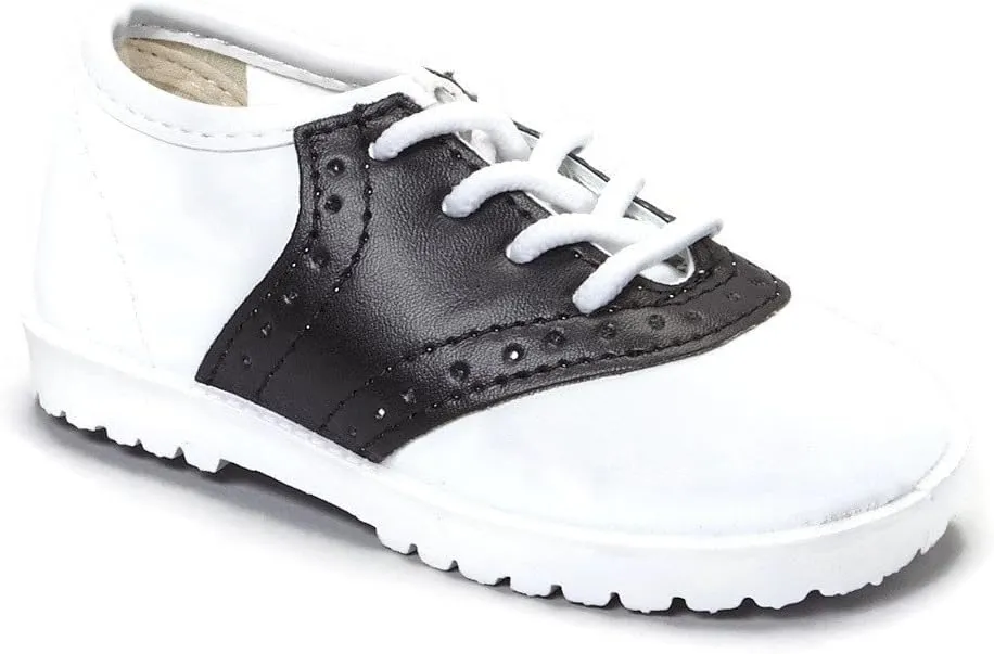 Childrens Saddle Shoe 4 Colors Available (Infant/Toddler) Adorable Black Navy Brown Pink Patent
