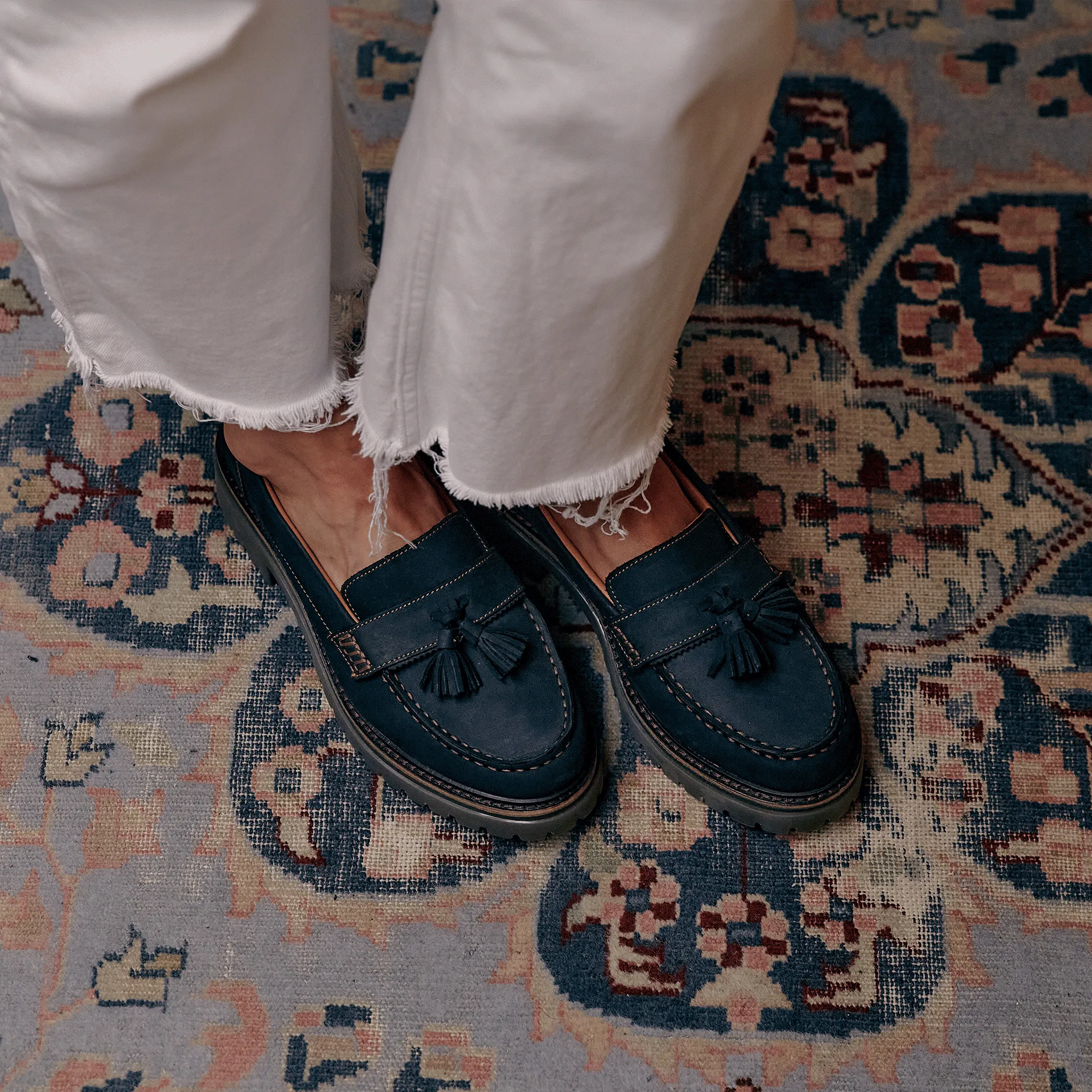 HARWOOD / NAVY NUBUCK