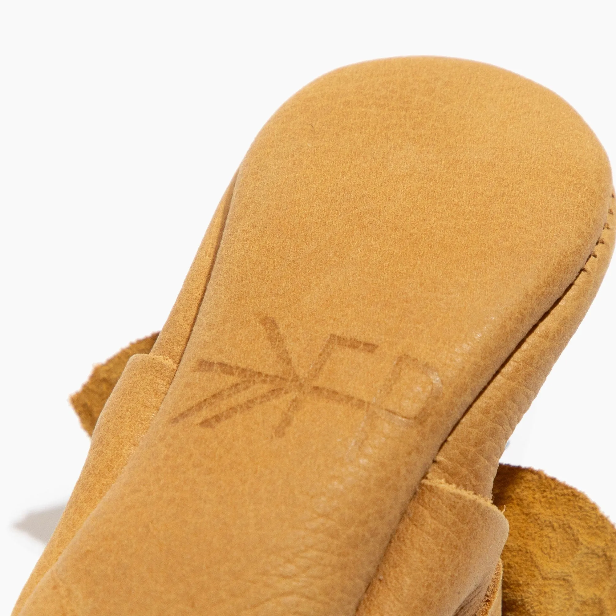 Honeycomb Knotted Bow Baby Shoe