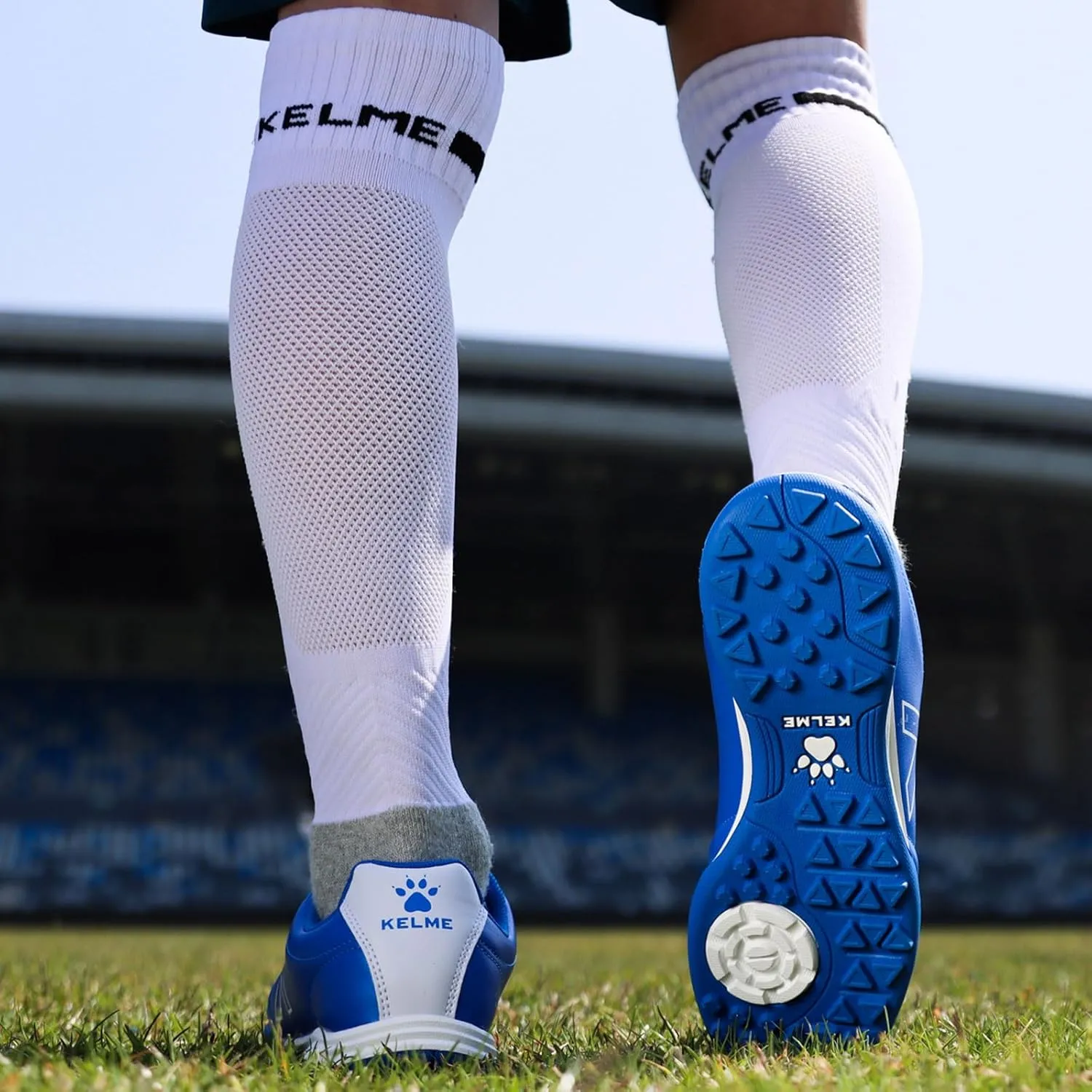 KELME Mens Soccer Cleats Football Shoes Outdoor Indoor Professional Futsal TF Football Training Sneakers