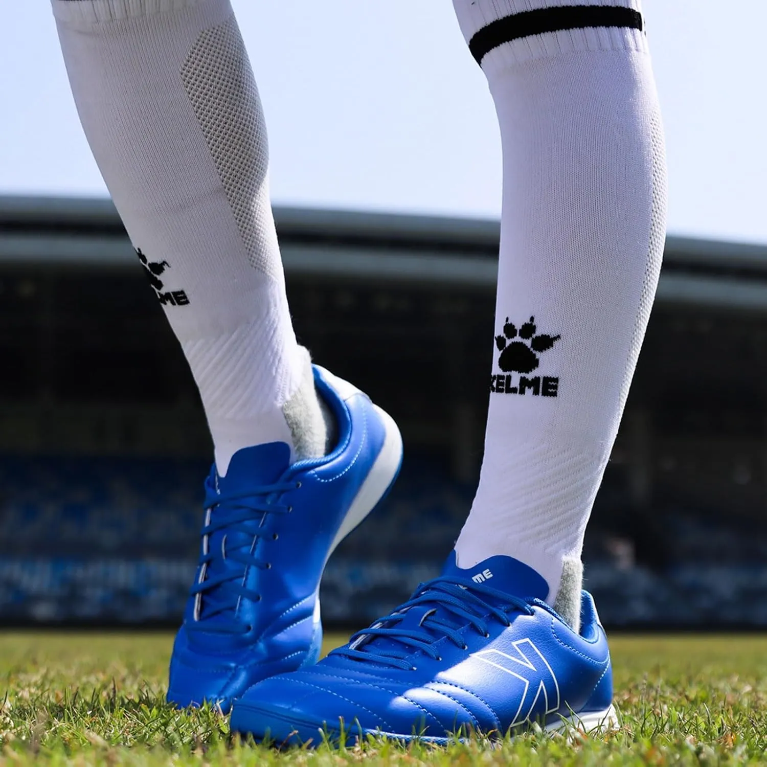 KELME Mens Soccer Cleats Football Shoes Outdoor Indoor Professional Futsal TF Football Training Sneakers