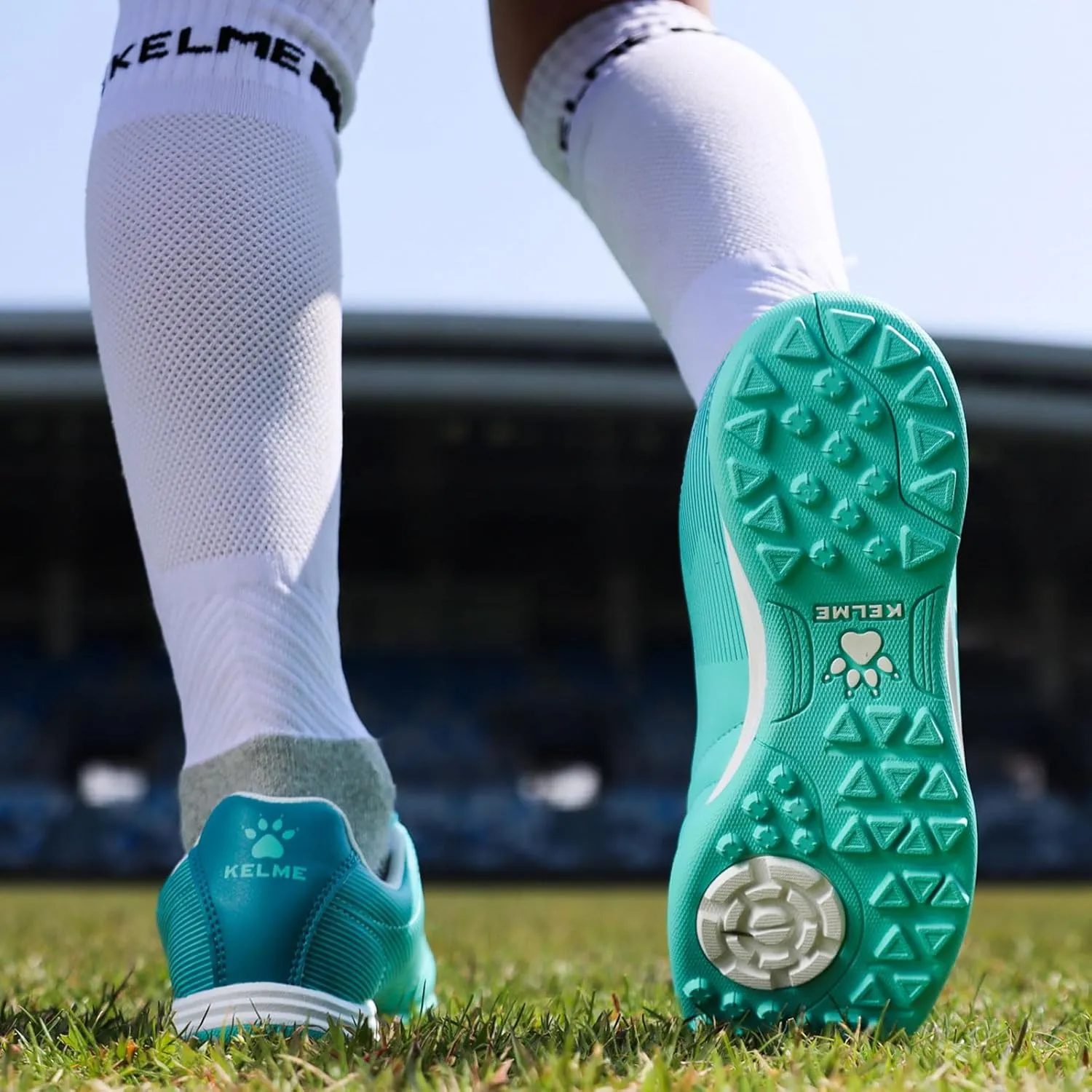 KELME Mens Soccer Cleats Football Shoes Outdoor Indoor Professional Futsal TF Football Training Sneakers