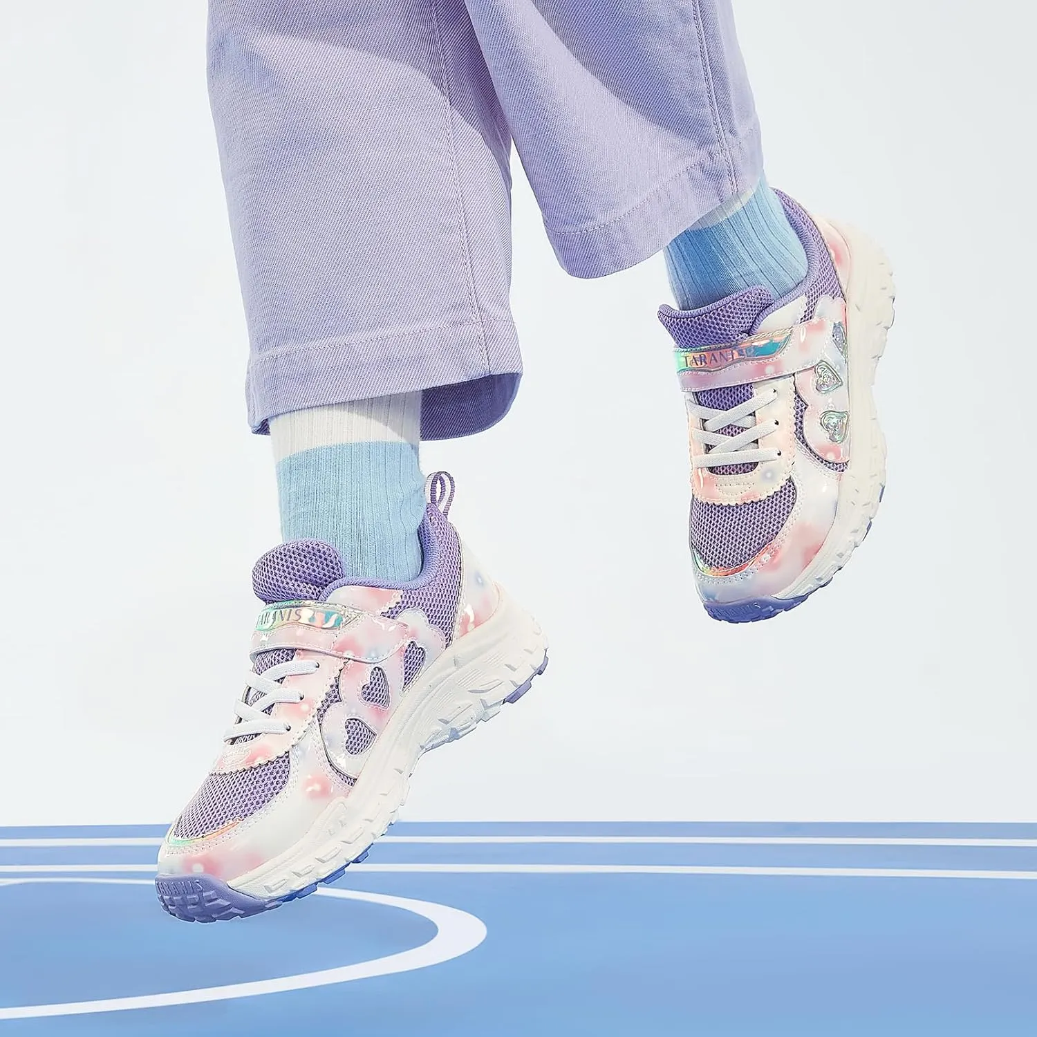 Kids Sneakers Girls Tennis Running Athletic Breathable Shoes