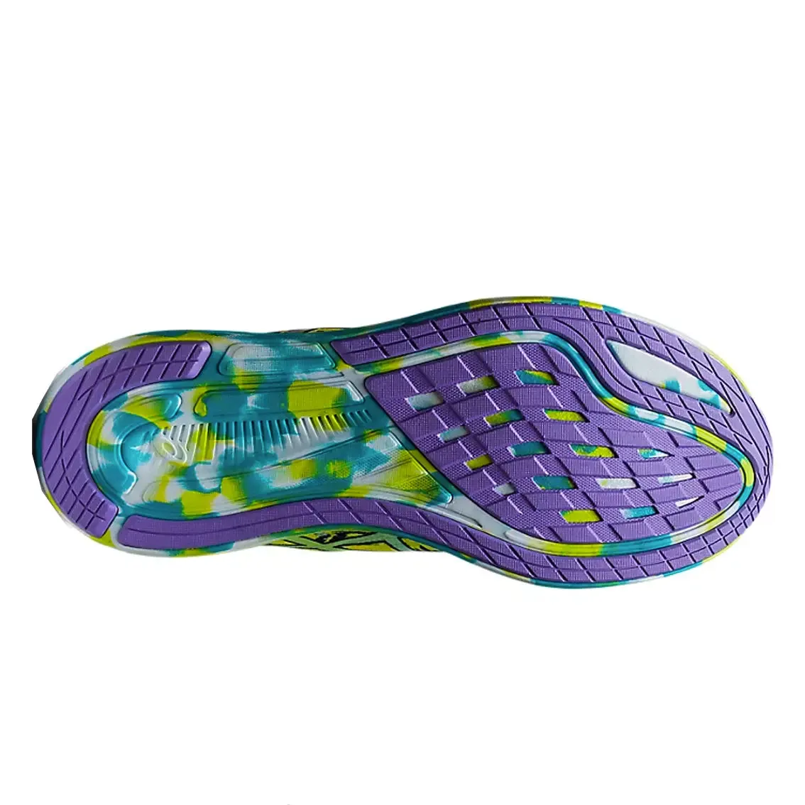 Mens ASICS Noosa Tri 14 Running Shoes - Lime Zest/Sky Blue
