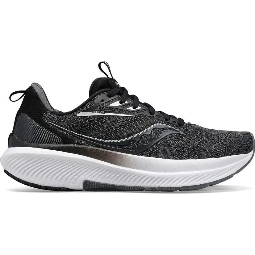 Men's Echelon 9 Running Shoes - Black|White