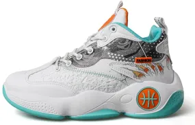 Mens High - Top Non - Slip Breathable Basketball Shoes - Practical Sports Fashion Boots