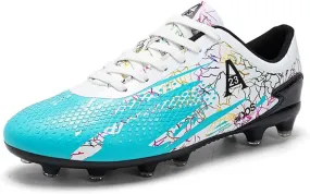Mens Soccer Cleats Football Boots Professional Training Turf Mens Outdoor Indoor Sports Athletic Big Boy's Sneaker Indoor Shoes for Kids Soccer