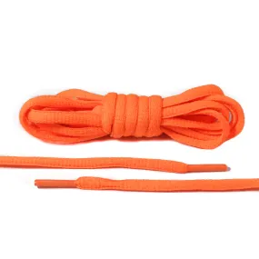 Neon Orange Oval Laces