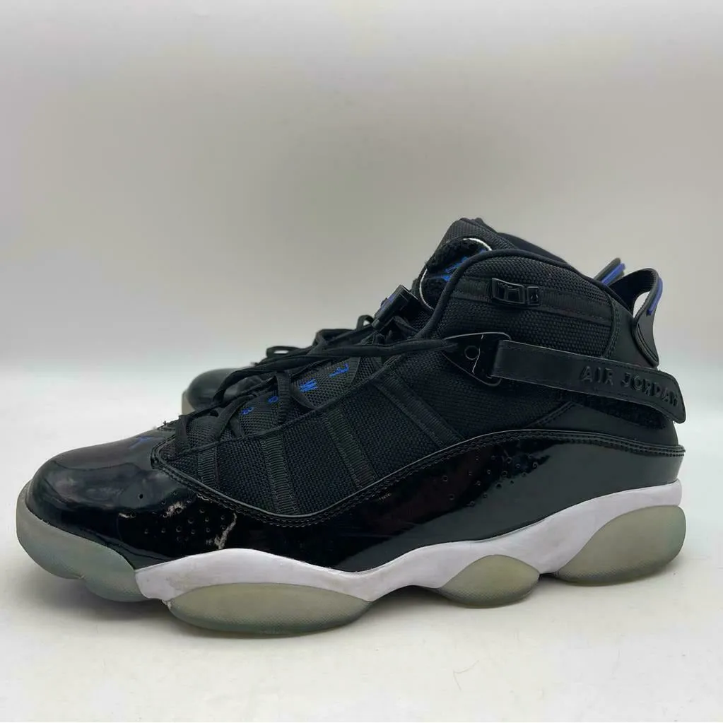 Nike Air Jordan 6 Rings 'Space Jam' Black Hyper Royal Size 12 322992-016 blue