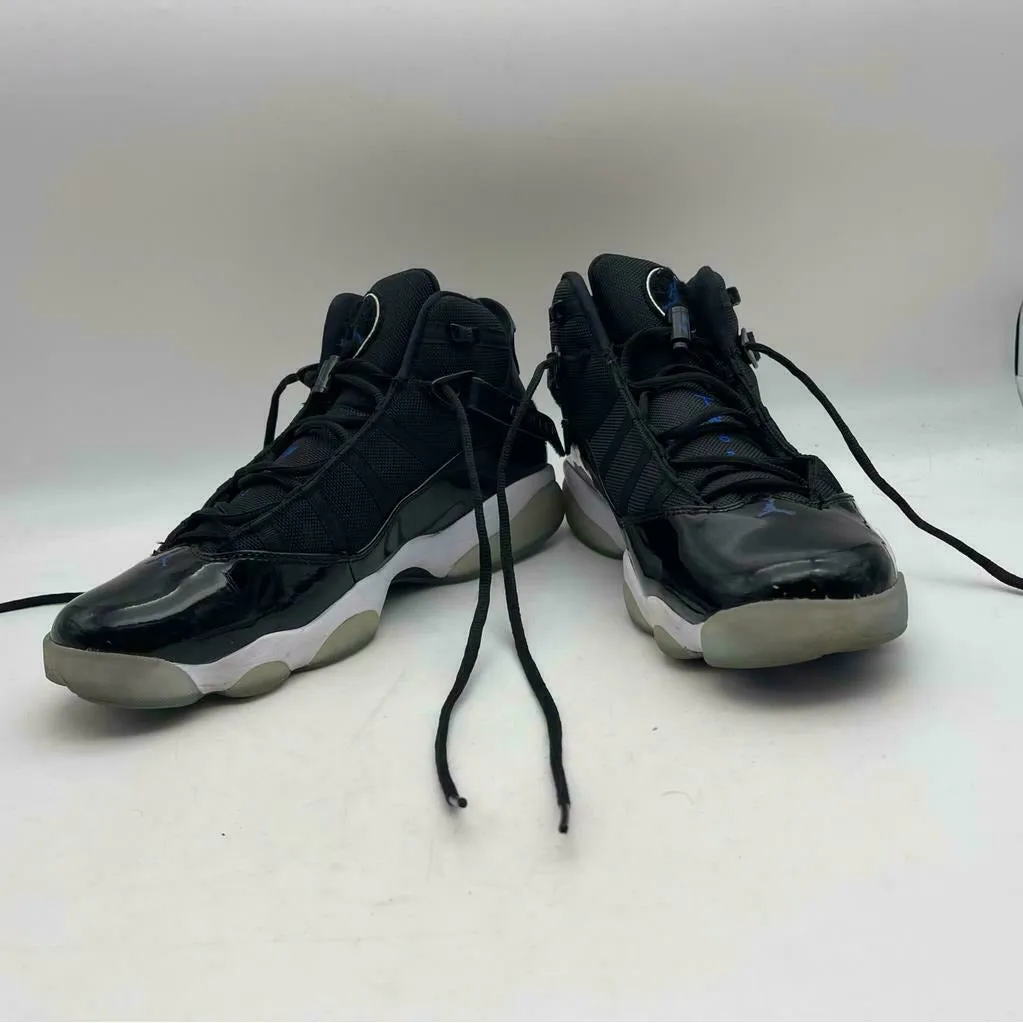 Nike Air Jordan 6 Rings 'Space Jam' Black Hyper Royal Size 12 322992-016 blue