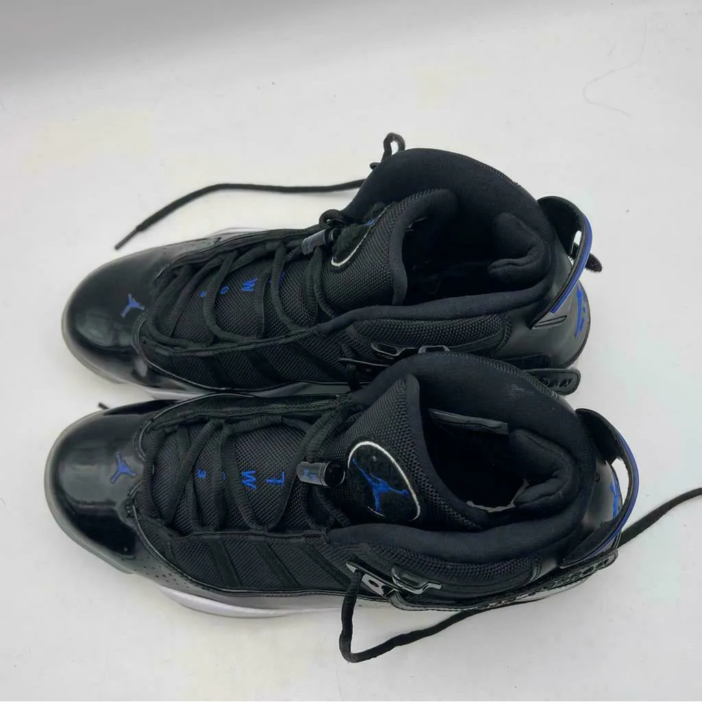 Nike Air Jordan 6 Rings 'Space Jam' Black Hyper Royal Size 12 322992-016 blue