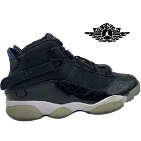 Nike Air Jordan 6 Rings 'Space Jam' Black Hyper Royal Size 12 322992-016 blue