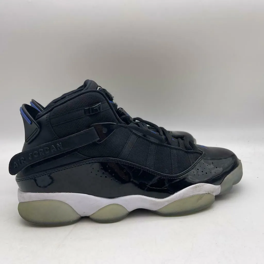 Nike Air Jordan 6 Rings 'Space Jam' Black Hyper Royal Size 12 322992-016 blue
