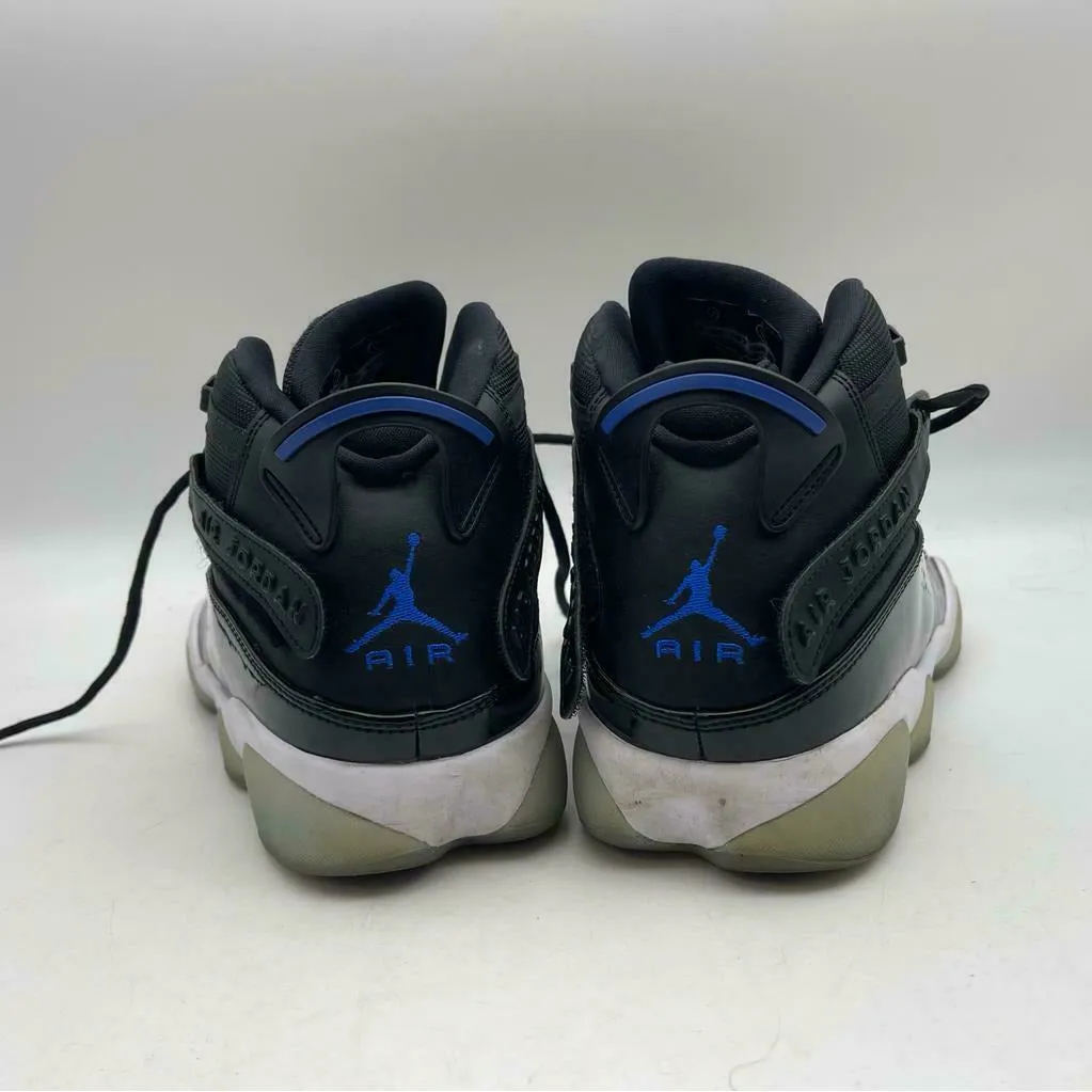 Nike Air Jordan 6 Rings 'Space Jam' Black Hyper Royal Size 12 322992-016 blue