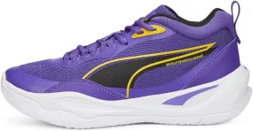 Puma Playmaker Pro Sneaker, Prism Violet-Spectra Yellow, 5.5 US Unisex Big Kid