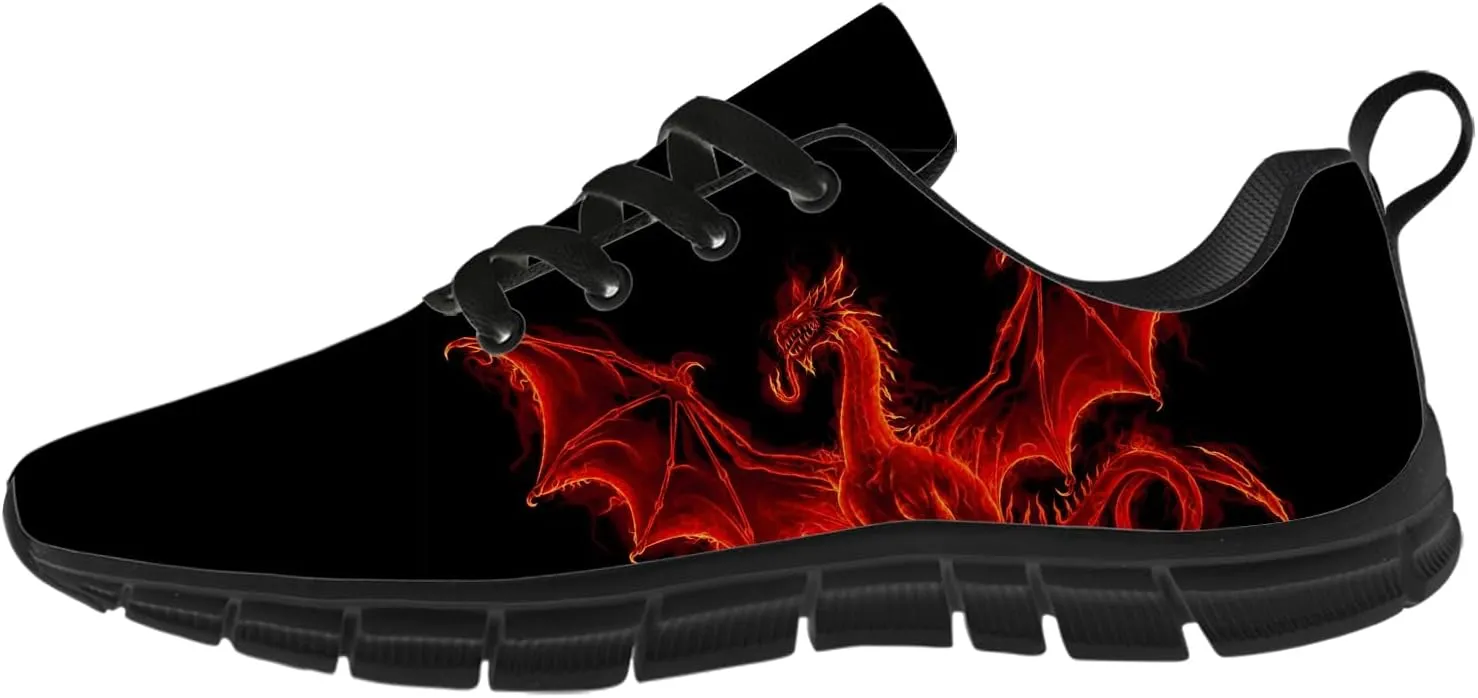 Running Shoes for Women Men Novelty Print Tennis Shoes Lightweight Walking Gym Sneakers