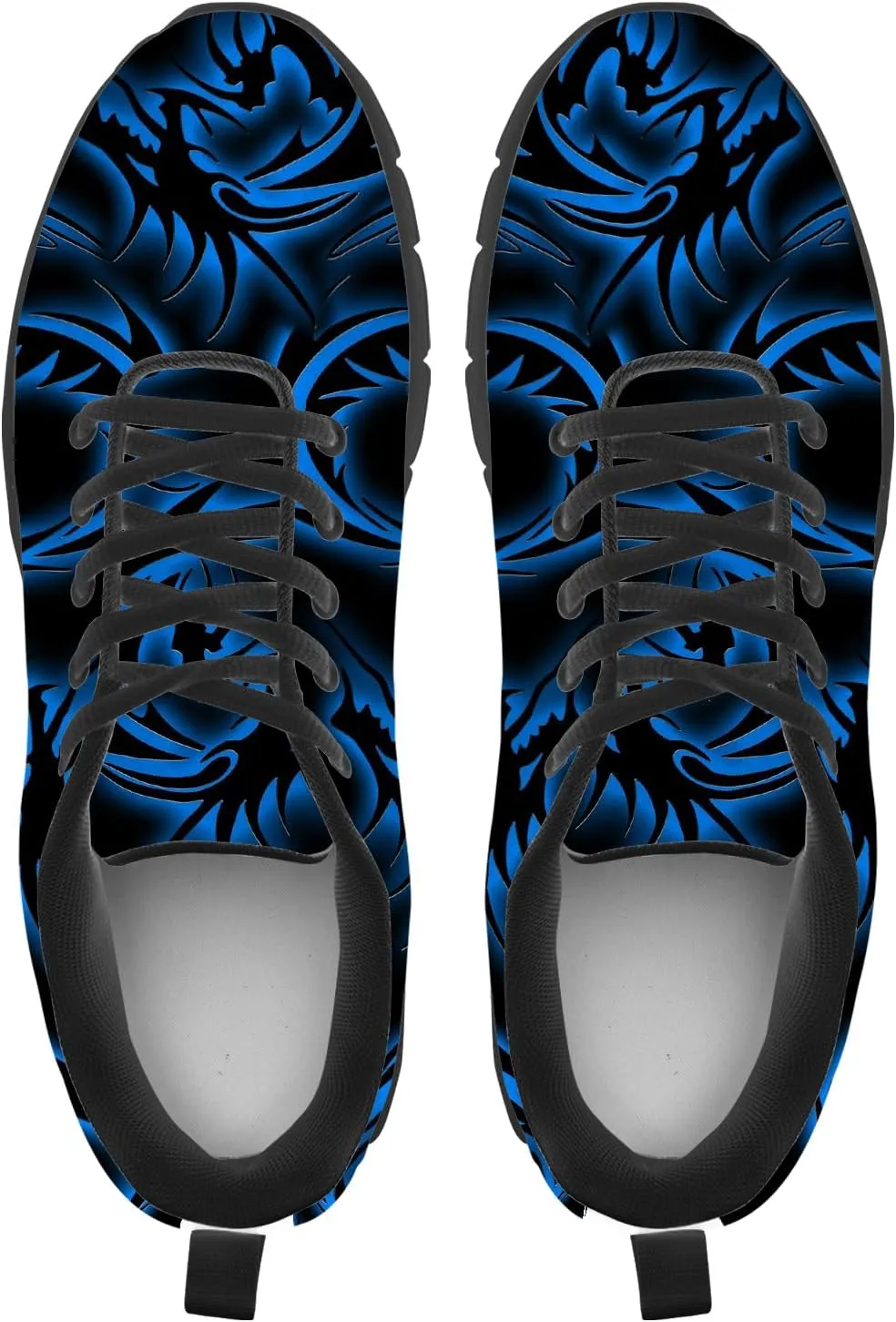 Running Shoes for Women Men Novelty Print Tennis Shoes Lightweight Walking Gym Sneakers