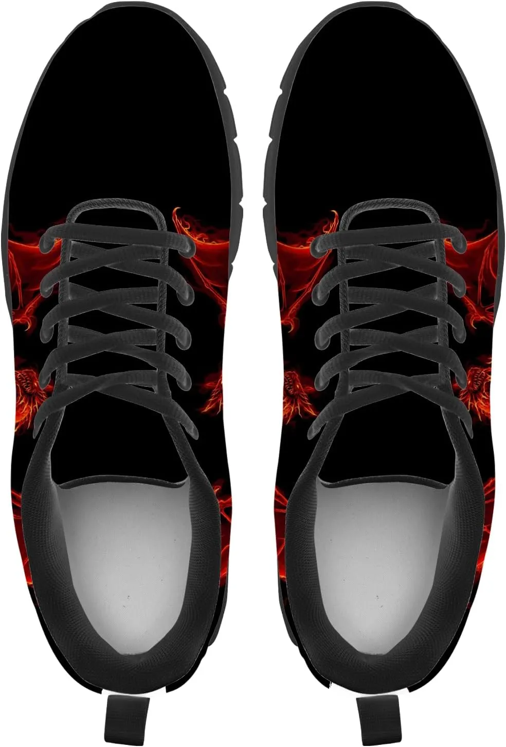 Running Shoes for Women Men Novelty Print Tennis Shoes Lightweight Walking Gym Sneakers