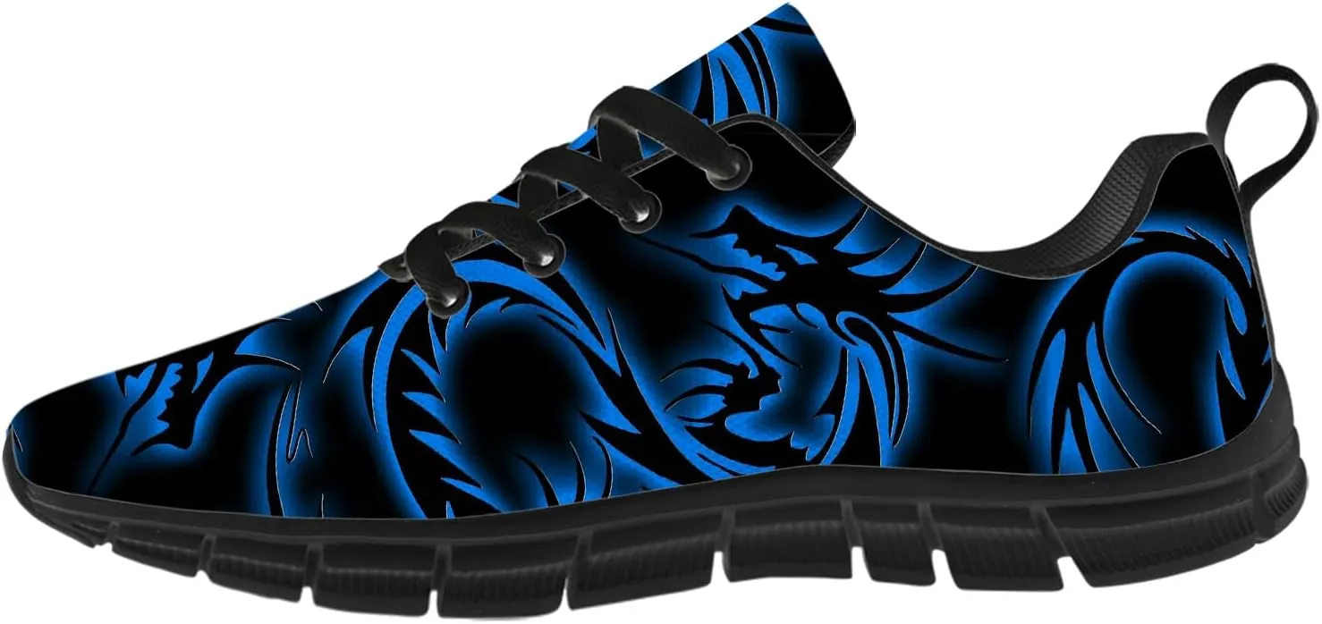 Running Shoes for Women Men Novelty Print Tennis Shoes Lightweight Walking Gym Sneakers