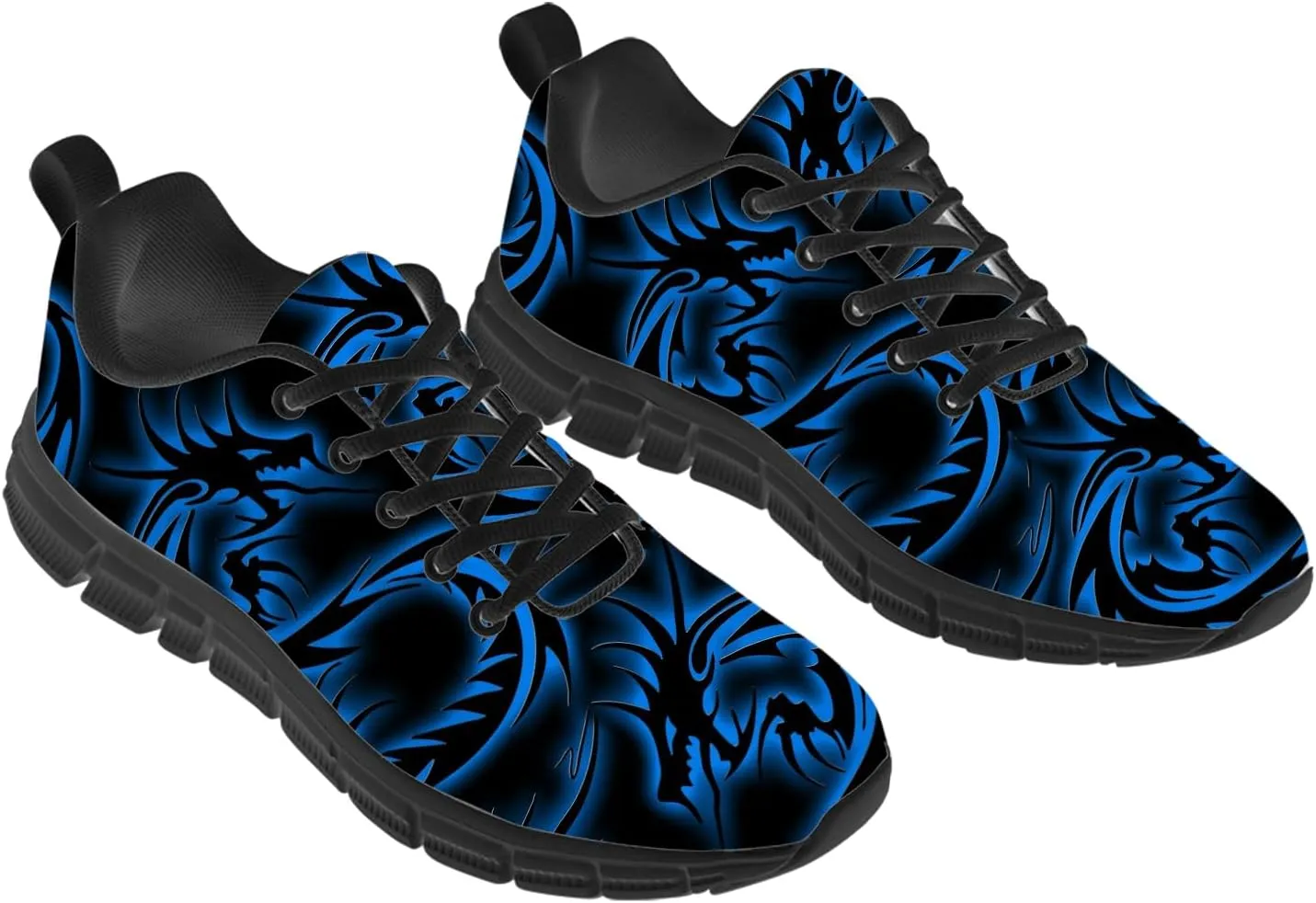 Running Shoes for Women Men Novelty Print Tennis Shoes Lightweight Walking Gym Sneakers