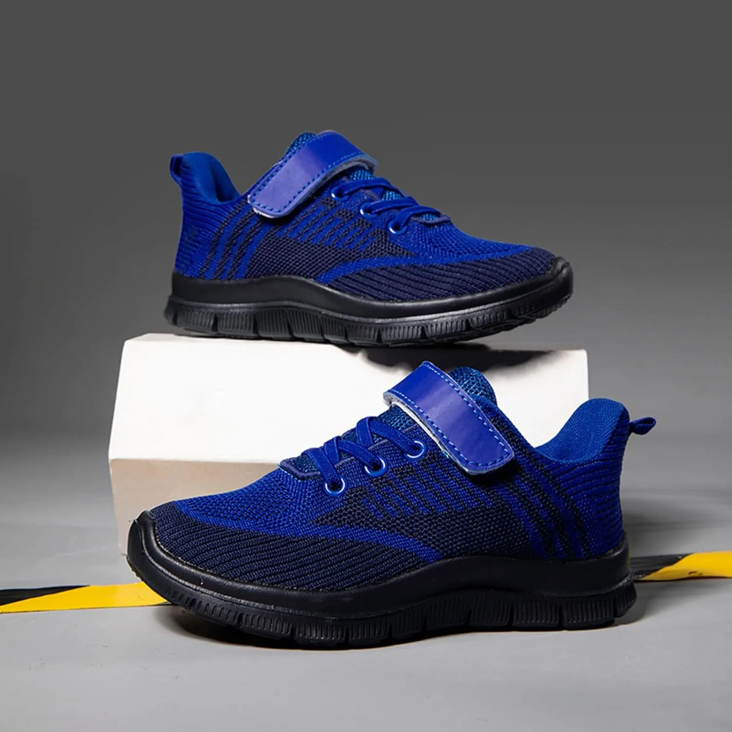 Sneakers for Girl Mesh Kids Breathable Tennis Walking Non-Slip Hook and Loop Athletic Lightweight Running Shoes Outdoor Sport