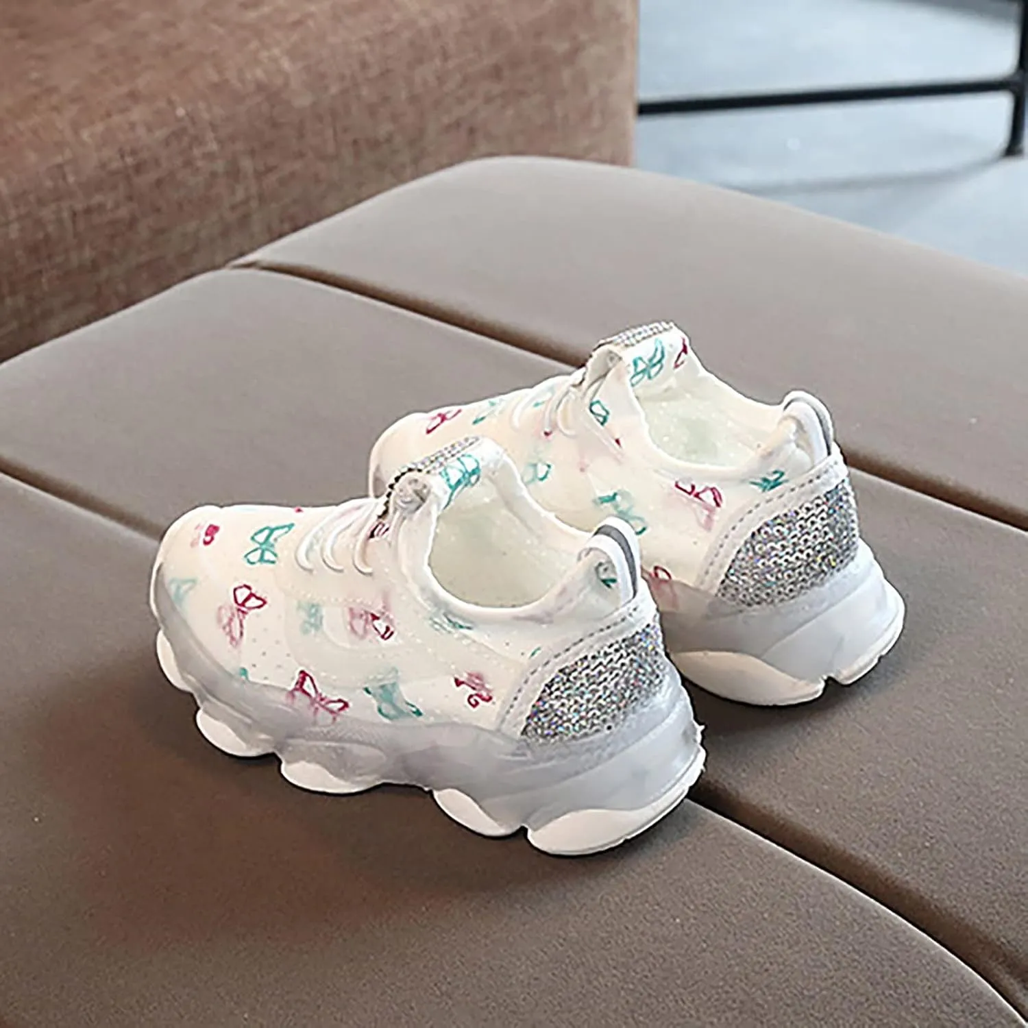 Sneakers for Kids Girls Boys Comfortable Lace-up Lightweight Breathable Kids Tennis Shoes Running Little Kid/Big Kid