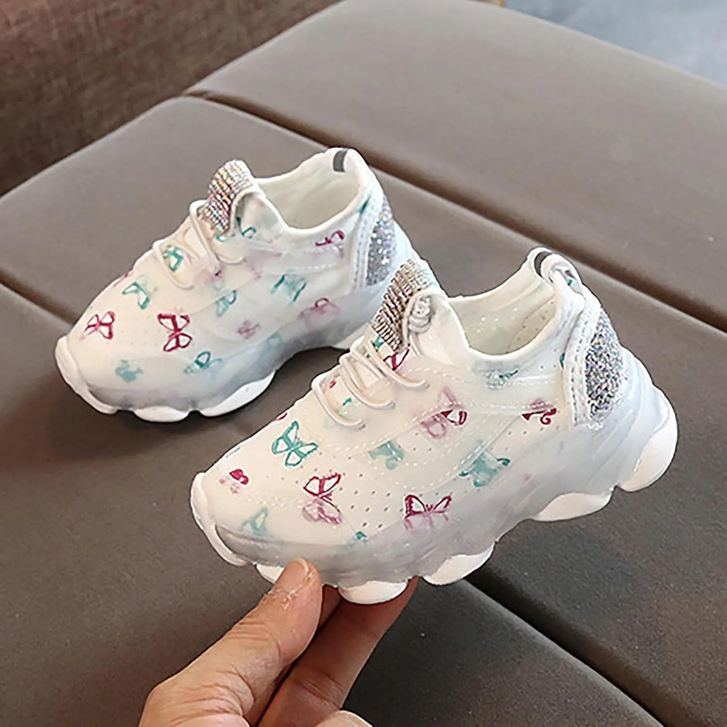 Sneakers for Kids Girls Boys Comfortable Lace-up Lightweight Breathable Kids Tennis Shoes Running Little Kid/Big Kid