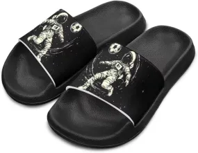 UNICEU Slides Sandals for Toddlers Comfortable Non-Slip House Slippers Casual Quick Drying Shower Shoes for Bathroom