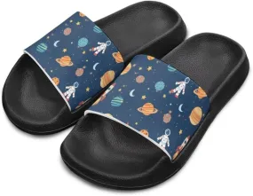 UNICEU Slides Sandals for Toddlers Comfortable Non-Slip House Slippers Casual Quick Drying Shower Shoes for Bathroom
