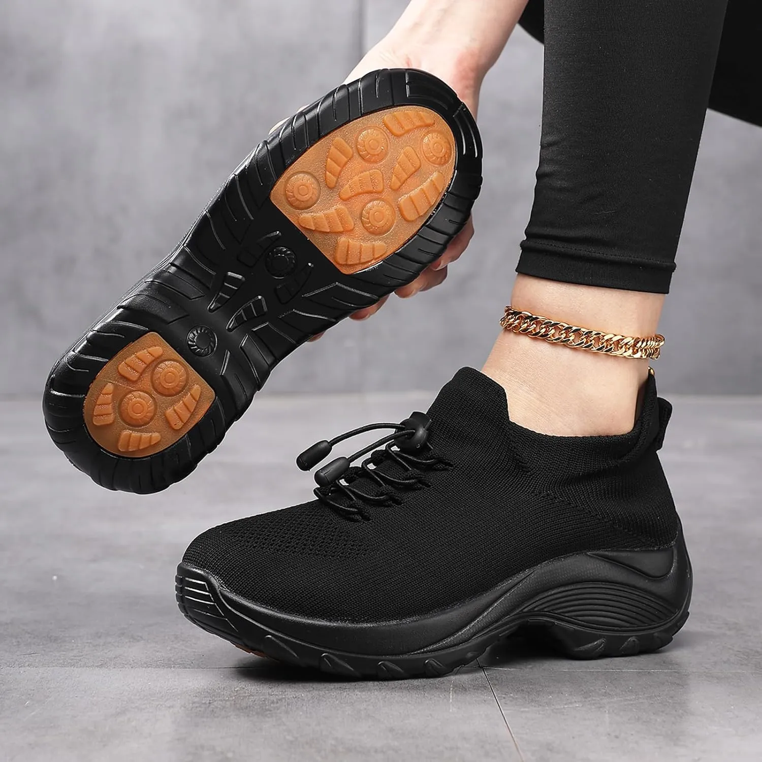 Women Walking Shoes Breathable Orthopedic Sneakers Comfortable Air Cushion Ortho Plantar Fasciitis Slip on Comfort Wear Ladies Walking Shoes Casual Athletic Workout Sneaker
