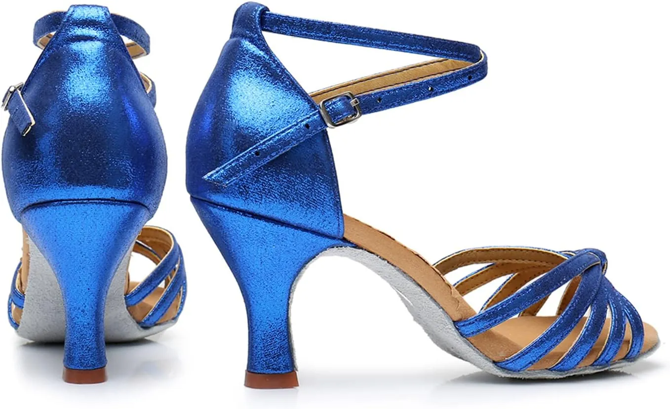 Women's Ballroom Shoe Girls Fashion Latin Dance Shoes Waltz Salsa Performance Dancing Sandals